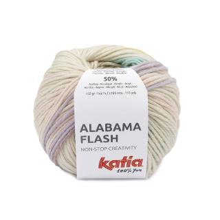 Katia ALABAMA FLASH Farba: 1327/105 ... Okrová-pistáciová-modrozelená-fialková svetlá