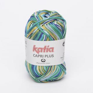 Katia CAPRI PLUS Farba: 021/100 ... Mix zelená-modrá-žltá