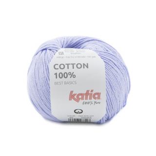 Katia COTTON 100% Farba: 753/65 ... Fialová veľmi svetlá