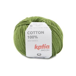 Katia COTTON 100% Farba: 753/66 ... Zelená borovicová