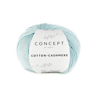 Katia COTTON CASHMERE Farba: 949/73 ... Modrá veľmi svetlá