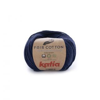 Katia FAIR COTTON Farba: 1018/05 ... Modrá tmavá