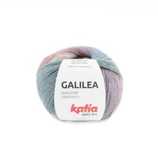 Katia GALILEA Farba: 1224/302 ... Hrdzavočervená-modrá svetlá-zelená