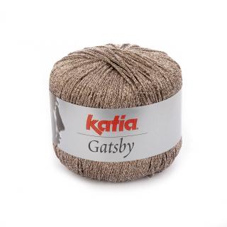 Katia GATSBY Farba: 240/41 ... Svetlá hnedá - strieborná