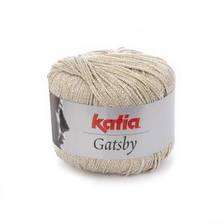 Katia GATSBY Farba: 240/43 ... Béžová svetlá - strieborná