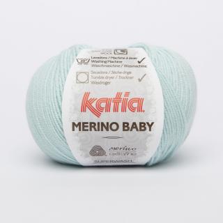 Katia MERINO BABY Farba: 512/73 ... Zelená bledučká