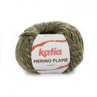 Katia MERINO FLAME Farba: 1092/109 ... Zelená olivová