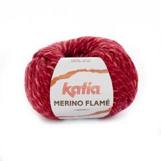 Katia MERINO FLAME Farba: 1092/110 ... Červená vínová