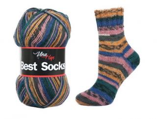 Vlna Hep BEST SOCKS Farba: 139/711 ... Dallas / 7012