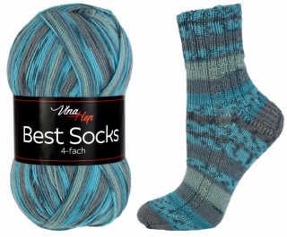 Vlna Hep BEST SOCKS Farba: 139/744 ... Breda / 7309