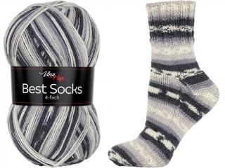 Vlna Hep BEST SOCKS Farba: 4-FACH/7073 ... Juba / 7073