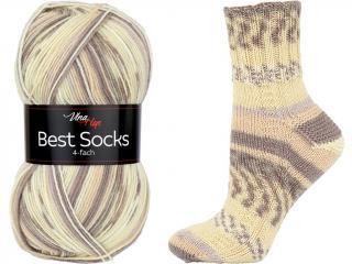 Vlna Hep BEST SOCKS Farba: 4-FACH/7076 ... Harare / 7076