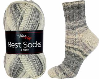 Vlna Hep BEST SOCKS Farba: 4-FACH/7324 ... Livorno / 7324