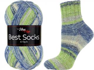 Vlna Hep BEST SOCKS Farba: 4-FACH/7334 ... Forli / 7334