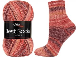 Vlna Hep BEST SOCKS Farba: 4-FACH/7336 ... Monza / 7336