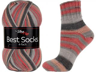 Vlna Hep BEST SOCKS Farba: 4-FACH/7347 ... Marakeš / 7347