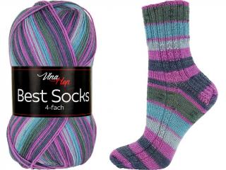 Vlna Hep BEST SOCKS Farba: 4-FACH/7349 ... Alexandria / 7349