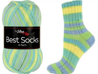 Vlna Hep BEST SOCKS Farba: 4-FACH/7356 ... Kigali / 7356