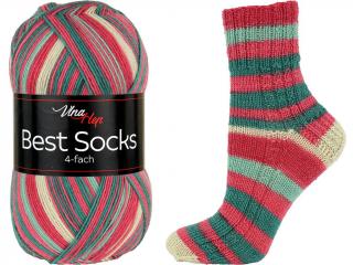 Vlna Hep BEST SOCKS Farba: 4-FACH/7358 ... Luanda / 7358