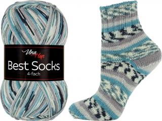 Vlna Hep BEST SOCKS Farba: 4-FACH/7360 ... Rabat / 7360