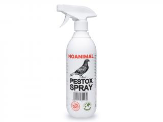 Pachový odpudzovač holubov a iných vtákov NOANIMAL PESTOX SPRAY P500B, 500ml