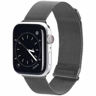 DUX DUCIS Milanese magnetický remienok z nehrdzavejúcej ocele pre Apple Watch 38/40/41 mm sivý