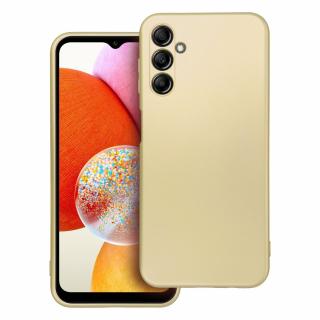 Elegantné puzdro METALLIC Case pre SAMSUNG A14 5G / A14 4G zlaté