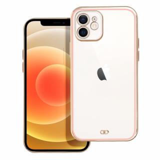 Elegantný obal LUX pre IPHONE 12 ružový