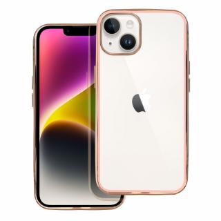 Elegantný obal LUX pre IPHONE 14 ružový