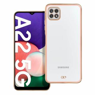 Elegantný obal LUX pre SAMSUNG Galaxy A22 5G ružový