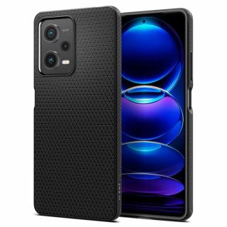 Elegantný obal SPIGEN Liquid Air  pre XIAOMI Redmi Note 12 PRO 5G / POCO X5 PRO 5G matný čierny