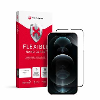 Flexibilné sklo  Nano Glass 5D pre iPhone Xs Max/11 Pro Max čierny okraj
