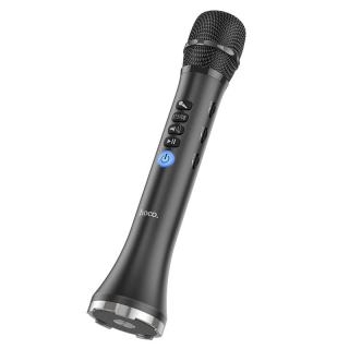HOCO karaoke mikrofón BK9 spev čierny