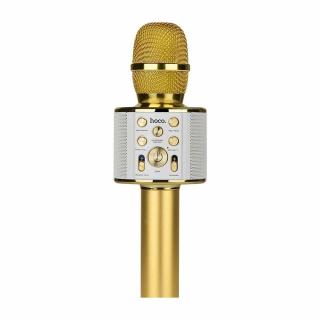 HOCO multimediálny karaoke mikrofón Cool Sound KTV BK3 zlatý