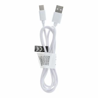 Kabel USB - Typ C 2.0 C363 1 metr bílý (koncovka 8mm)