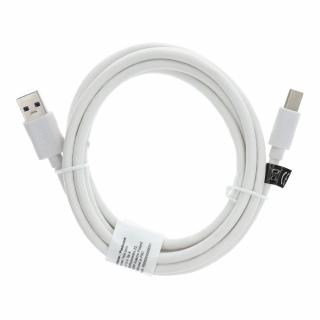 Kabel USB - Typ C 3.0 C393 2 metry 1.8A bílý