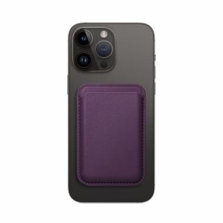 Kožená peňaženka MagSafe Wallet fialová