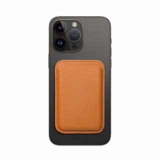 Kožená peňaženka MagSafe Wallet oranžová