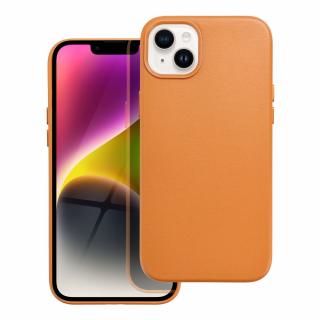 Kožený obal Mag Cover pre IPHONE 14 PLUS oranžový