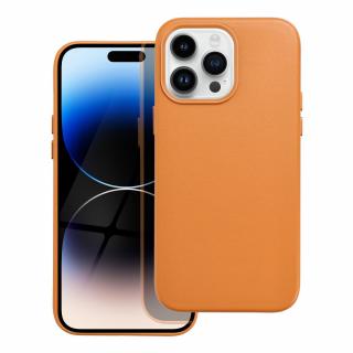 Kožený obal Mag Cover pre IPHONE 14 PRO MAX oranžový