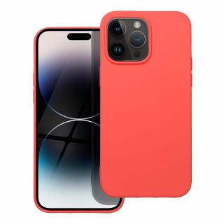 Moderný kryt SILICONE pre IPHONE 14 PRO MAX broskyňový