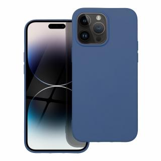 Moderný kryt SILICONE pre IPHONE 14 PRO MAX modrý