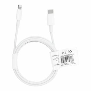 Nabíjací kábel USB-C > Lightning 8-pin PD18W 2A 2m biely C973