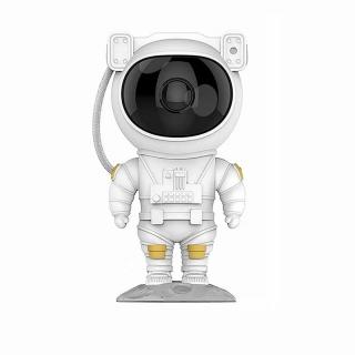 Nočný detský projektor STARS LED / Disco astronaut biely TYD-YHY-001