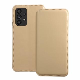 Obal Dual Pocket book pre SAMSUNG A53 5G zlatý