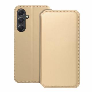 Obal Dual Pocket book pre SAMSUNG A54 5G zlatý