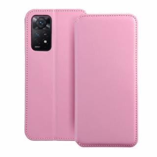 Obal Dual Pocket book pre XIAOMI Redmi NOTE 11 PRO / 11 PRO 5G ružový