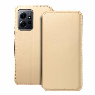 Obal Dual Pocket book pre XIAOMI Redmi NOTE 12 5G zlatý