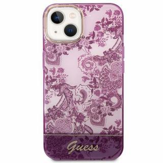 Originálne puzdro GUESS GUHCP14SHGPLHF pre iPhone 14 (IML Electro Cam TDJ / fuschia)