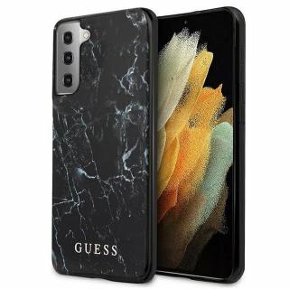 Originálne puzdro GUESS GUHCS21MPCUMABK pre Samsung S21 Plus (Marble / čierne)